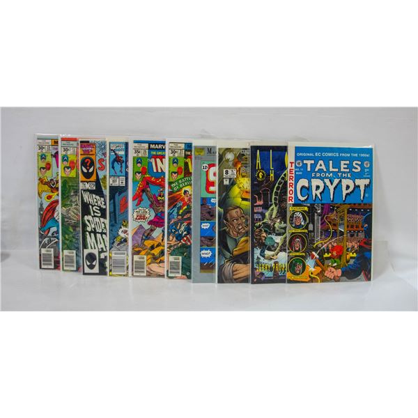 APPROX 80.00 WORTH OF COLLECTOR COMICS. ASM INCL.