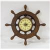 Image 1 : VINTAGE - SHIPS WHEEL CLOCK