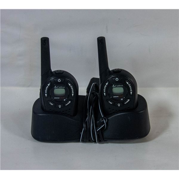 COBRA RECHARGEABLE 2-WAY RADIOS
