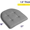 Image 1 : NEW 2-PIECE SWEET HOME U-SHAPED CHAIR PADS