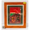Image 1 : 22" X 26" FRAMED ART PIECE