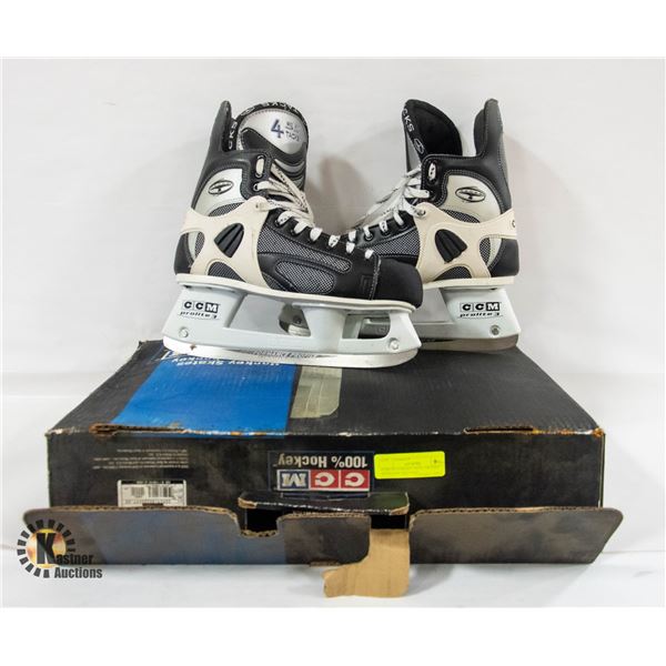 PAIR OF CCM 455 TACKS SKATES MENS SIZE 10.5 USED