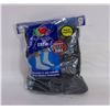 Image 1 : BLACK CREW SOCKS 12-16 SIZE 6-PACK FRUIT OF LOOM