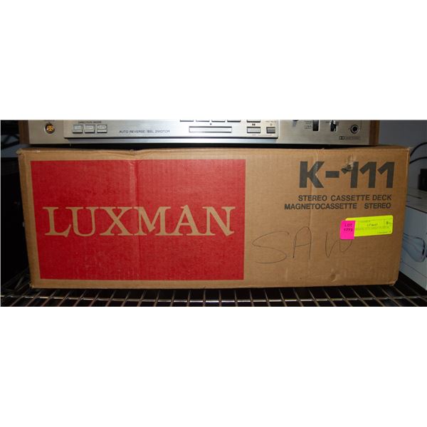 LUXMAN K-111 CASSETTE DECK