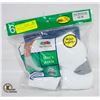 Image 1 : WHITE ANKLE SOCKS 12-16 SIZES 6-PACK FRUIT OF