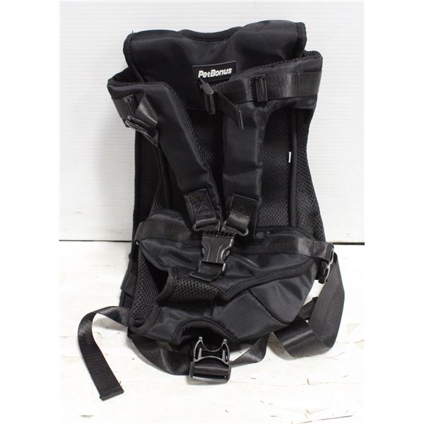 PET BONUS FRONT DOG CARRIER BACKPACK
