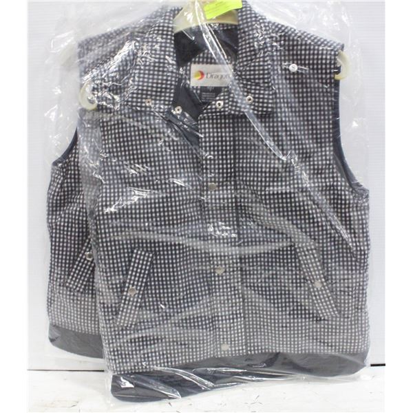 NEW M DRAGON COLLECTION BLK/WYTE VEST