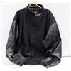 Image 1 : NEW B&W COLLECTION 50% BLACK LEATHER JACKET 2XL
