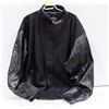 Image 1 : NEW B&W COLLECTION 50% BLACK LEATHER JACKET 2XL