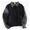 Image 1 : NEW B&W COLLECTION 50% BLACK LEATHER JACKET M