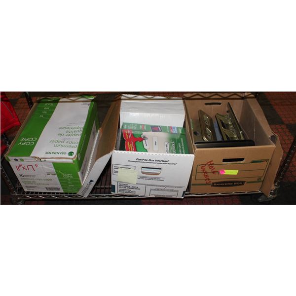 BOX FULL OF 3-HOLE PUNCHES