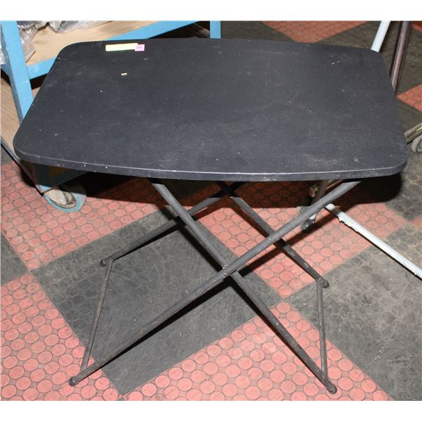 BLACK FOLD DOWN TABLE