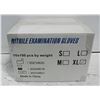 Image 1 : NEW CASE OF NITRILE EXAMINATION GLOVES SIZE XL