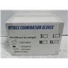Image 1 : NEW CASE OF NITRILE EXAMINATION GLOVES SIZE XL
