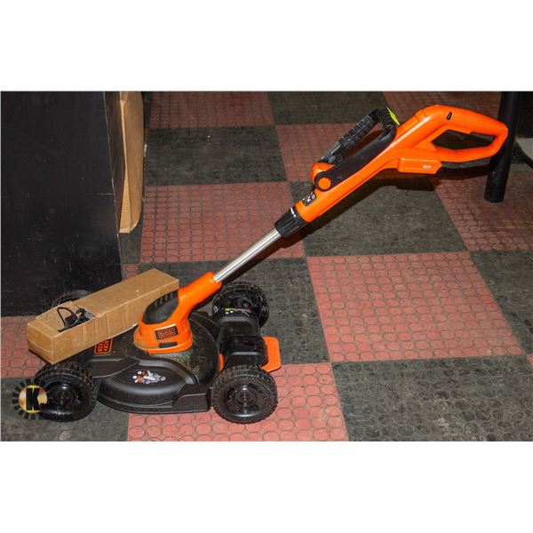 BLACK AND DECKER CORDLESS 3 IN 1 COMPACT MOWER