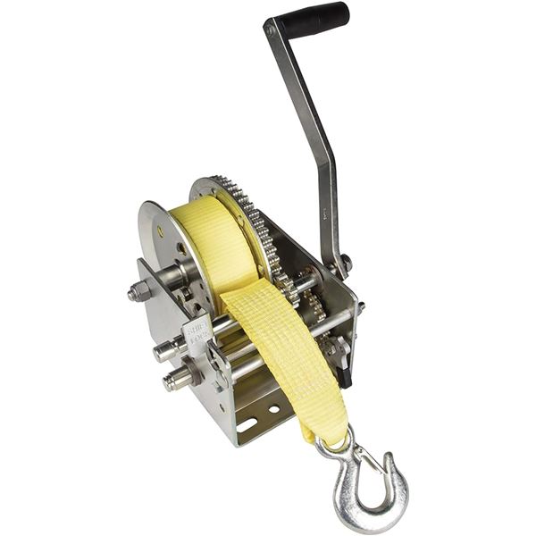 NEW FULTON 3200LB HEAVY DUTY WINCH 20' STRAP