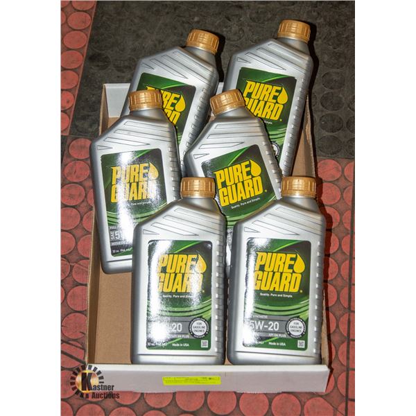6 SEALED PURE GUARD FULL SYNTHETIC MOTOR OIL