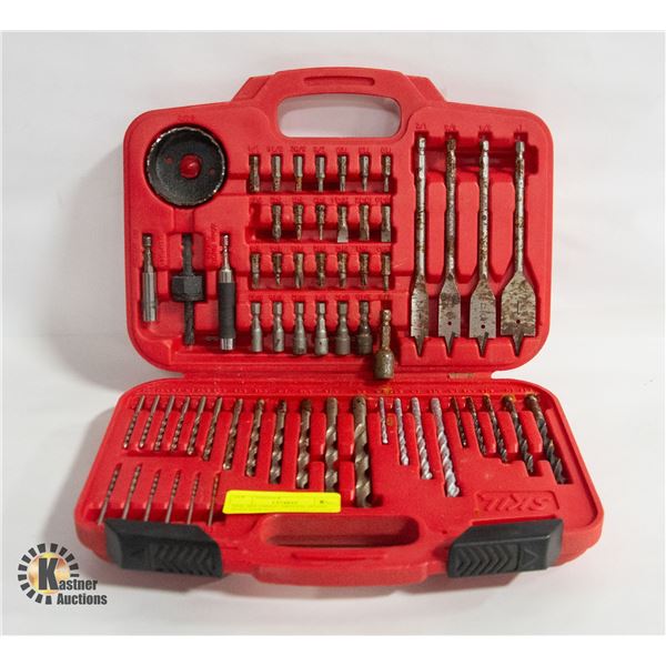 SKIL BIT, DRILL, DRIVER, SPADE, HOLE SAW KIT