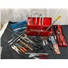 Image 1 : Red Metal Tool Box With Contents