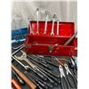 Image 3 : Red Metal Tool Box With Contents