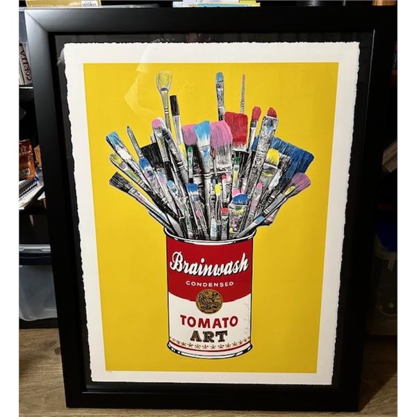 Tomato Pop (Yellow) by Mr. Brainwash