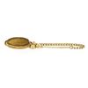 Image 5 : Antique 18K Yellow Gold Large Carved Agate Intaglio Stick Pin w/ Cap & Chain