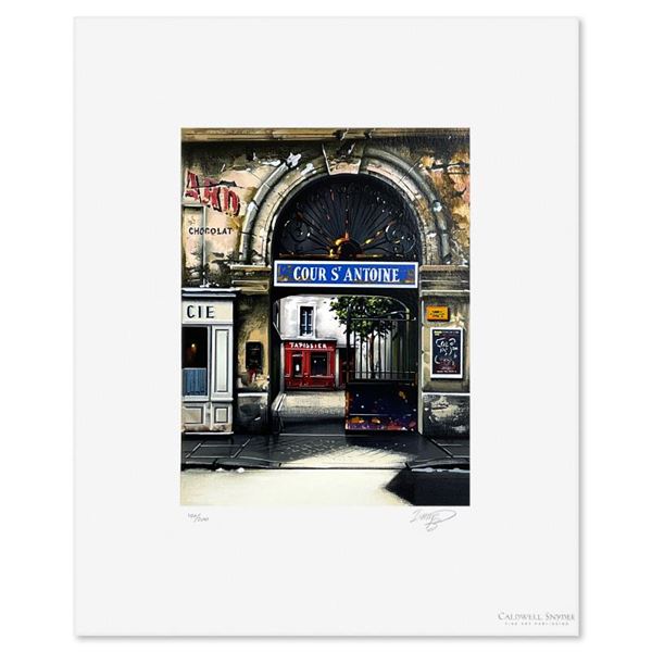 Cour St Antoine by Thomas Pradzynski (1951-2007)