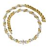 Image 4 : Vintage McTeigue & Co. Platinum & 18K Gold 14.1 ctw Marquise Diamond 16" Necklac