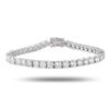Image 1 : 12.06 ctw H to I COLOR SI2 to I1 CLARITY Diamond Platinum Tennis Bracelet