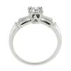 Image 8 : Vintage 14k White Gold Old European Illusion Diamond Solitaire Engagement Ring