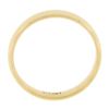 Image 5 : Unisex Classy 14K Yellow Gold 4mm Plain Domed Polished Stack Wedding Band Ring