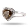 Image 2 : 2.01 ctw CENTER Fancy Yellowish Brown Diamond Platinum Ring (2.35 ctw Diamonds)