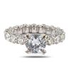 Image 1 : 1.58 ctw G COLOR I1 CLARITY CENTER Diamond 14K White Gold Ring (4.78 ctw Diamond
