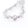 Image 3 : 40.42 ctw UNHEATED MultiColor Sapphire and 8.49 ctw Diamond Platinum Necklace (G