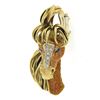 Image 5 : Frascarolo & Co. 18K Gold Detailed Enamel 3D Horse Head Pin Brooch w/ Diamonds