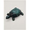 Image 1 : Large blue mountain pottery turtle
