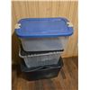 Image 1 : 3 totes with lids