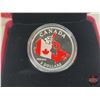 Image 2 : RCM 2015 $3 Fine Silver Coin : 50th Anniversary of the Canadian Flag (COA 99.99%) (SEE PICS!)  (List