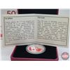 Image 4 : RCM 2015 $3 Fine Silver Coin : 50th Anniversary of the Canadian Flag (COA 99.99%) (SEE PICS!)  (List