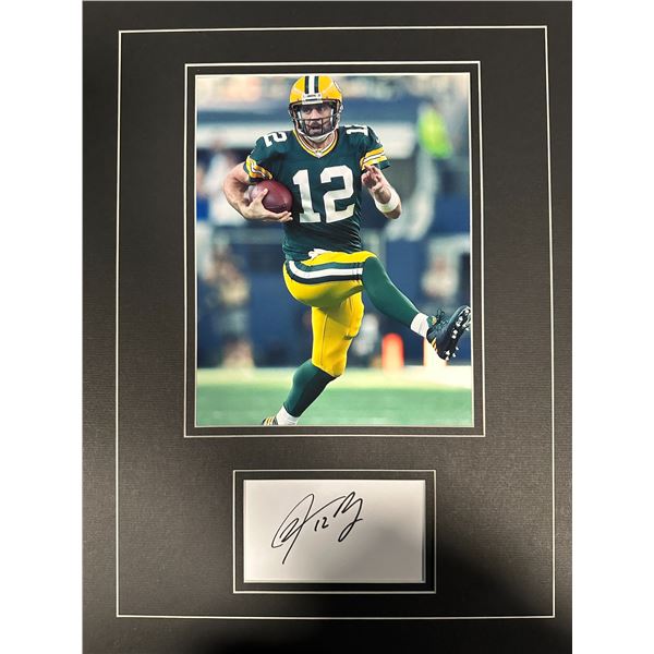 Aaron Rodgers Autographed DISPLAY