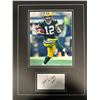 Image 1 : Aaron Rodgers Autographed DISPLAY