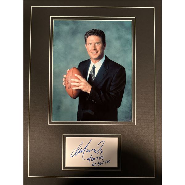 Dan Marino Autographed Display