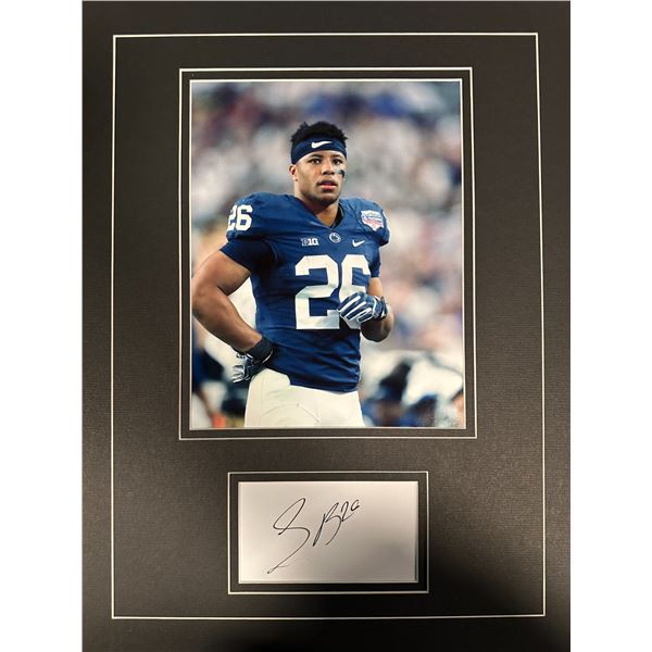 Saquon Barkley Autographed Display