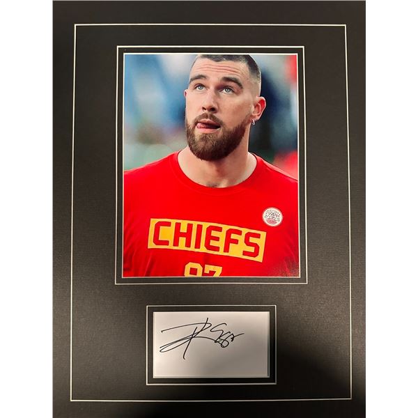 Travis Kelce AUTOGRAPHED Display