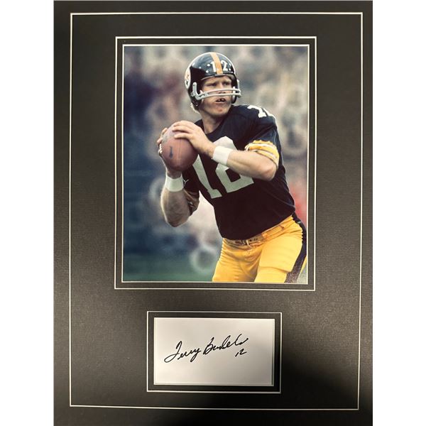 Terry Bradshaw Autographed Display