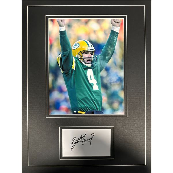 Brett Favre Autographed Display