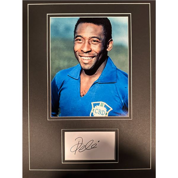 Pele Autographed Display