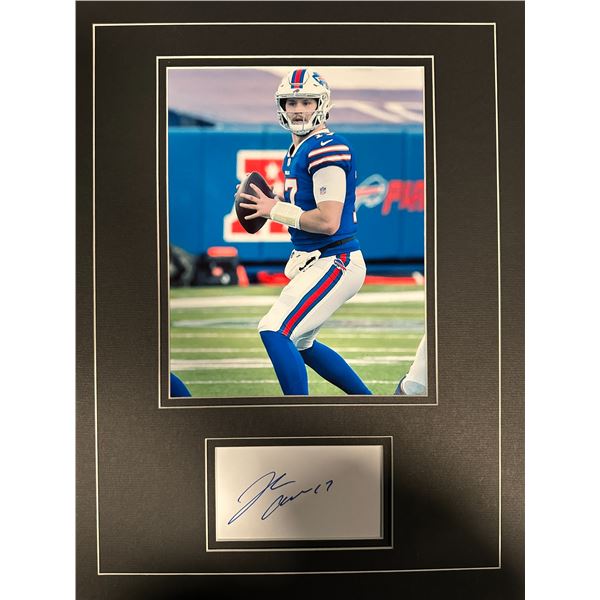 Josh Allen Autographed Display