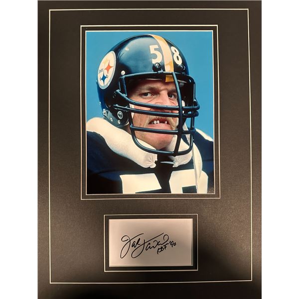 Jack Lambert Autographed Display