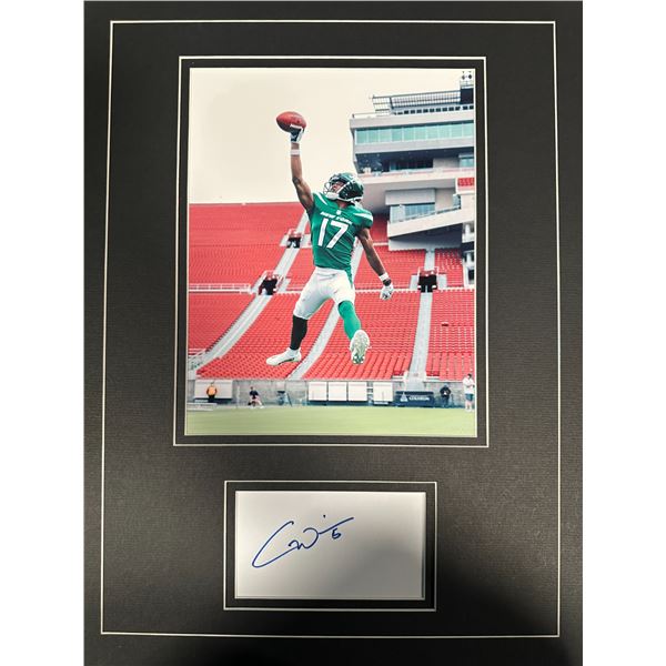 Garrett Wilson Autographed Display